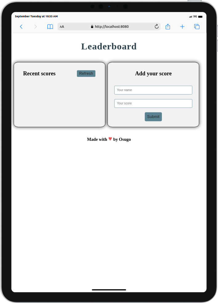LEADERBOARD